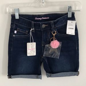 NWT Tommy Bahama Girls Jean Shorts Size 8